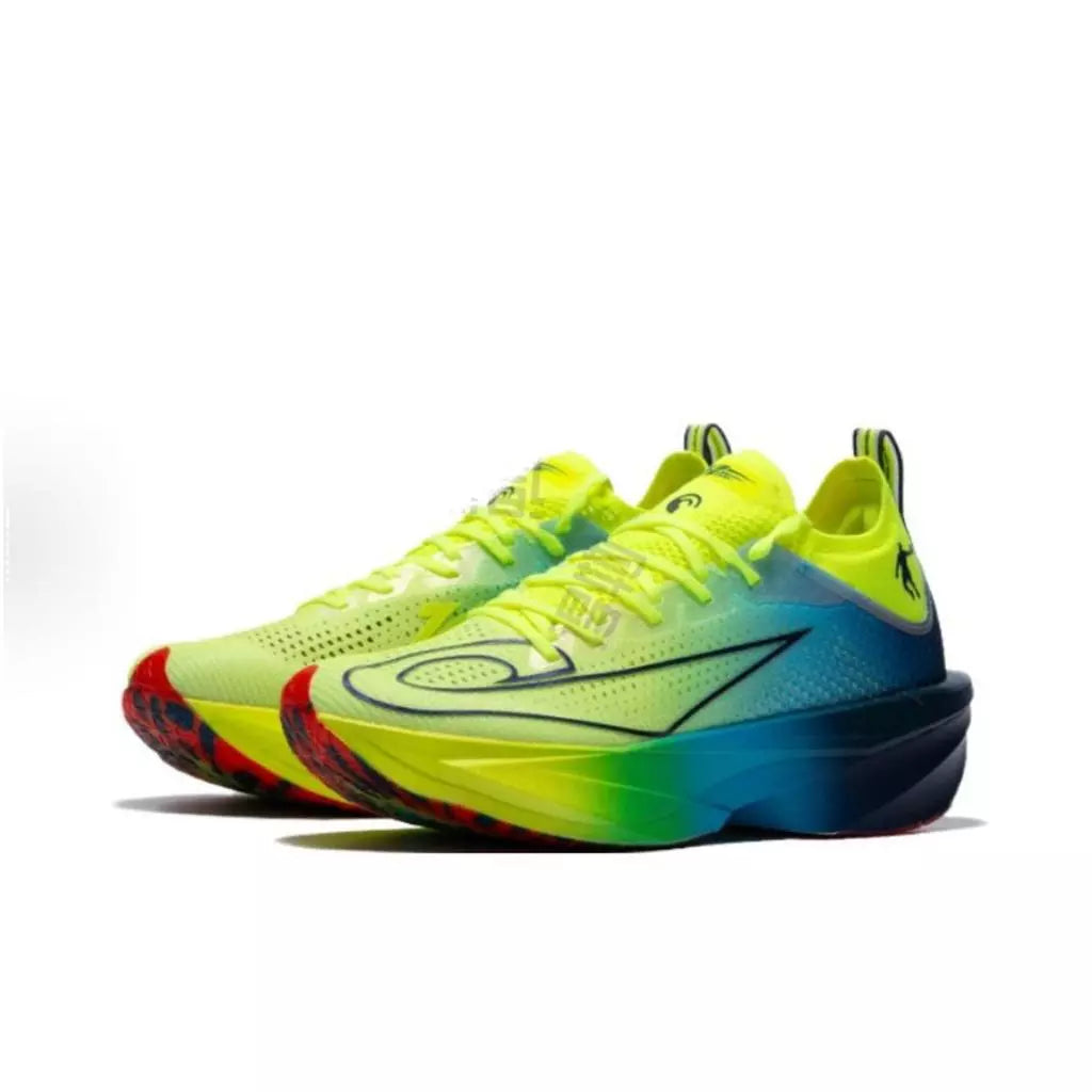 Qiaodan Feiying Plaid 2.0 Sparkle Yellow/Graphite Blue QDB023252292