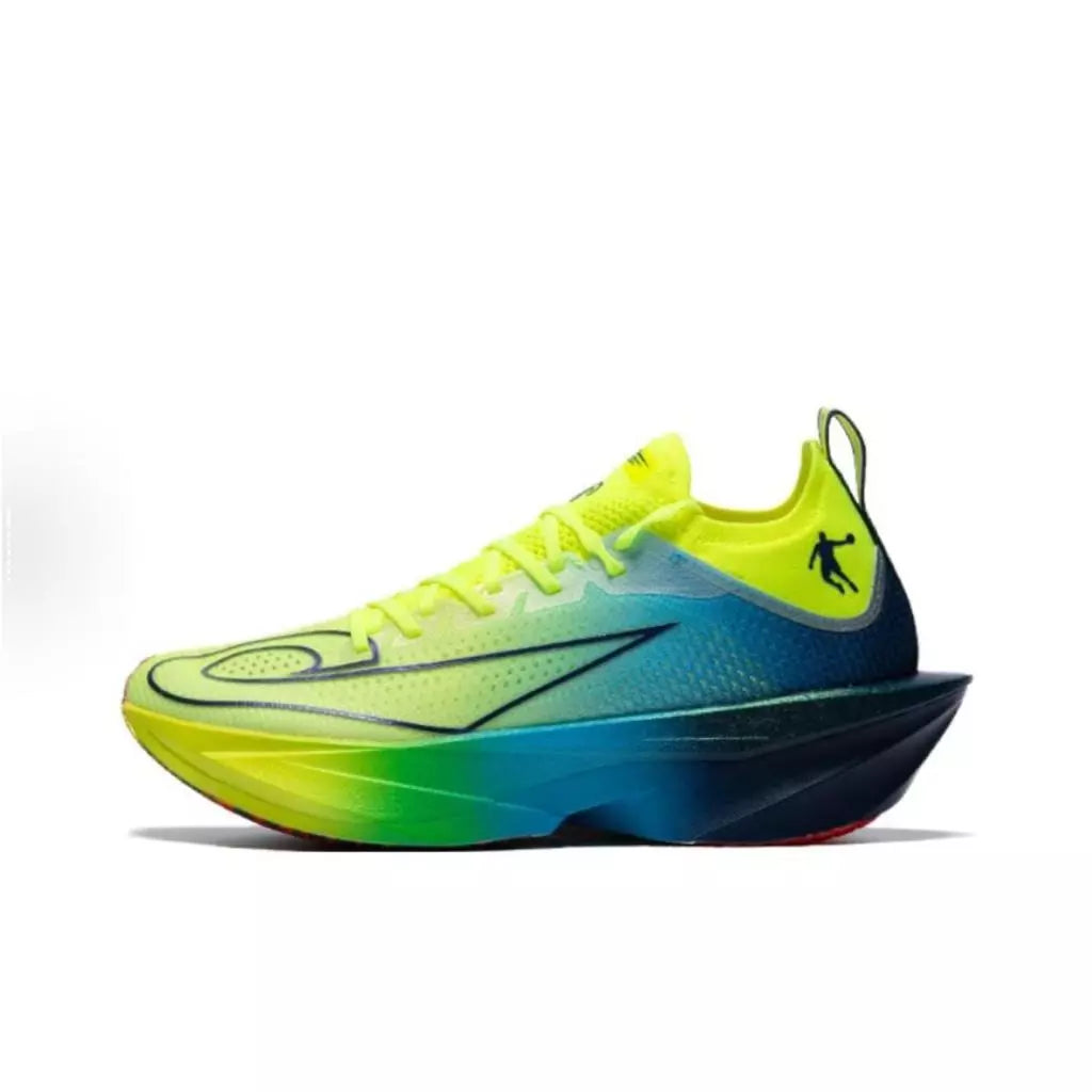 Qiaodan Feiying Plaid 2.0 Sparkle Yellow/Graphite Blue QDB023252292
